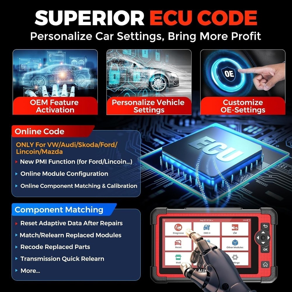 2026 LAUNCH X431 CRP919E Bidirectional Car Diagnostic OBD2 Scanner Tool Coding*^