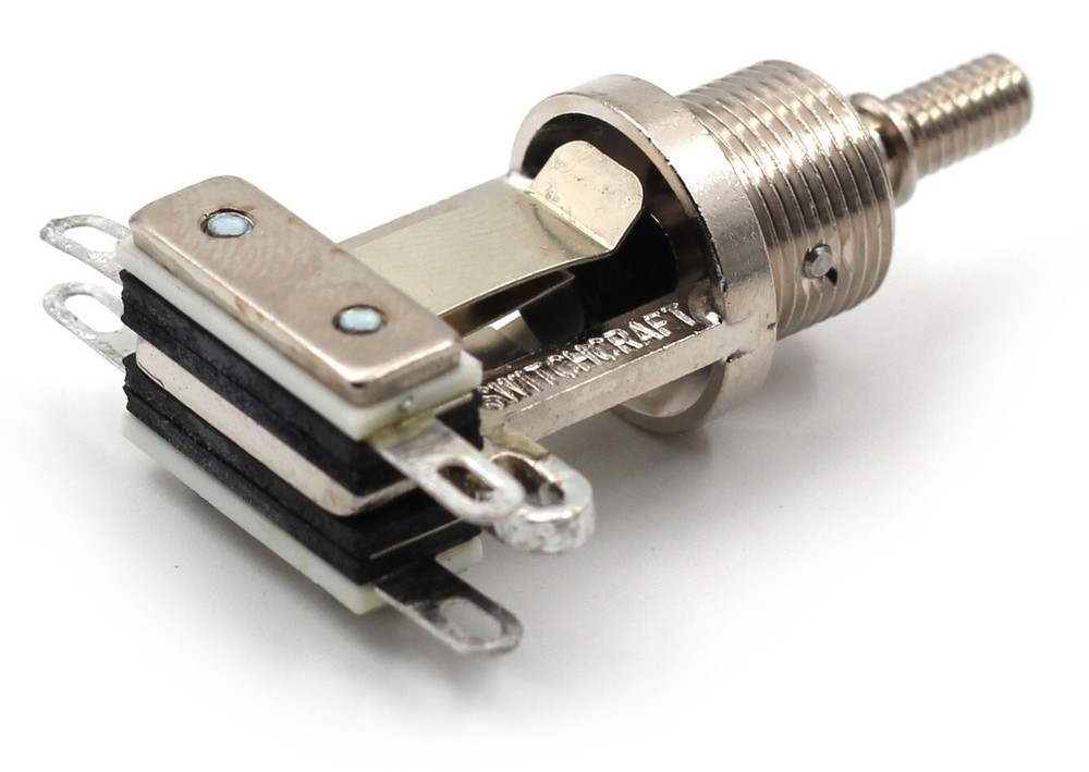 Switchcraft 3-Way Short Toggle Switch w/ Genuine Switchcraft Cream Tip