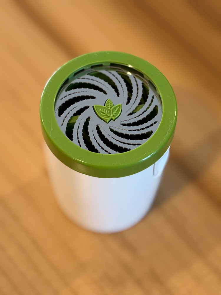 Microplane Herb Mill White and Green Fresh Herbs Chopper