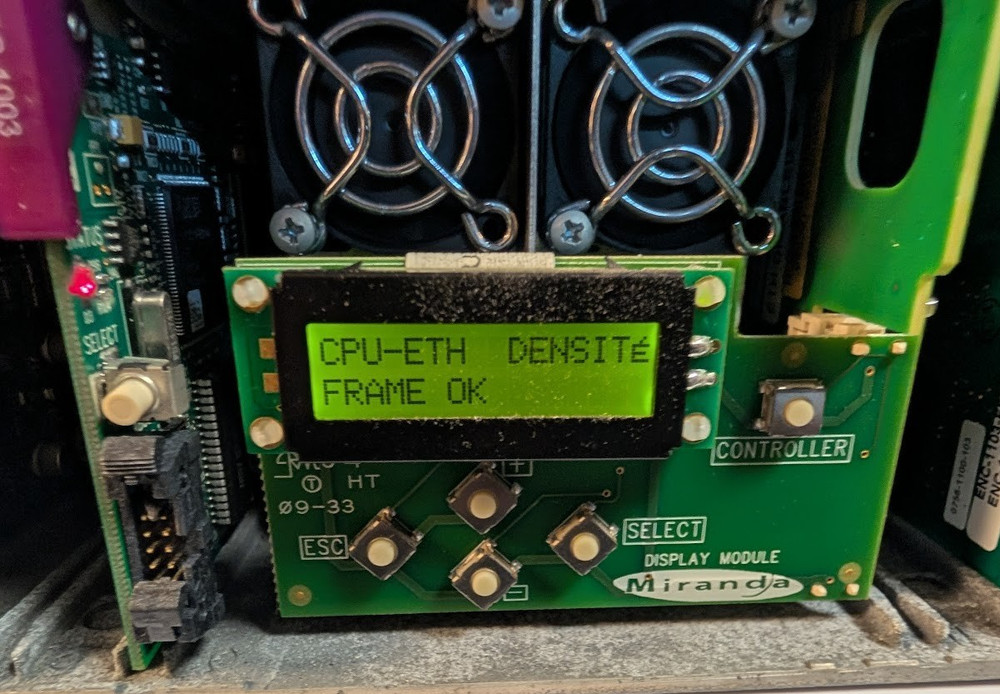 Miranda Grass Valley Densite 2 w/ 5x DEC-1003 & 2xz ENC-1103 Encoder-Decoder