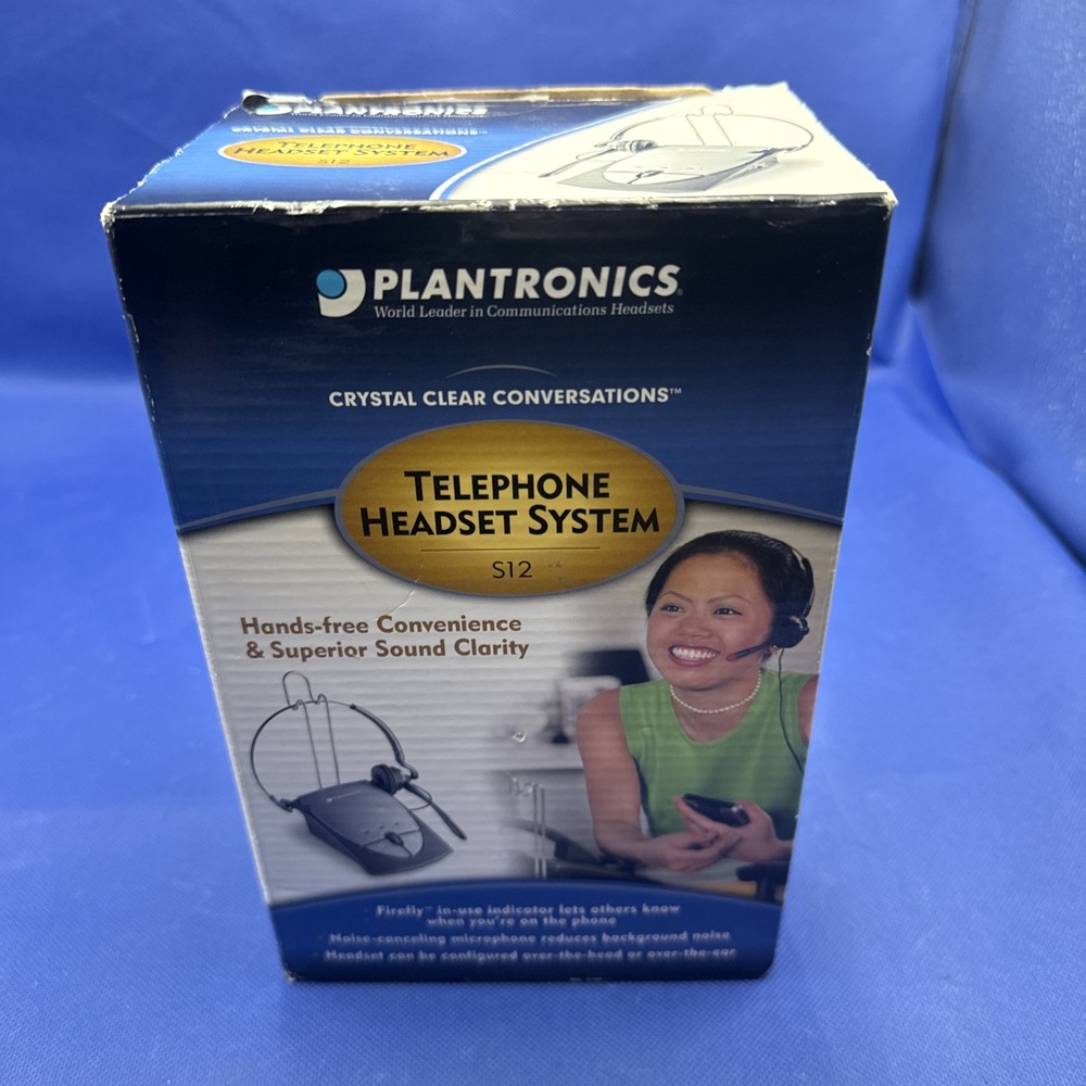 Plantronics S12 Corded Office Headset System