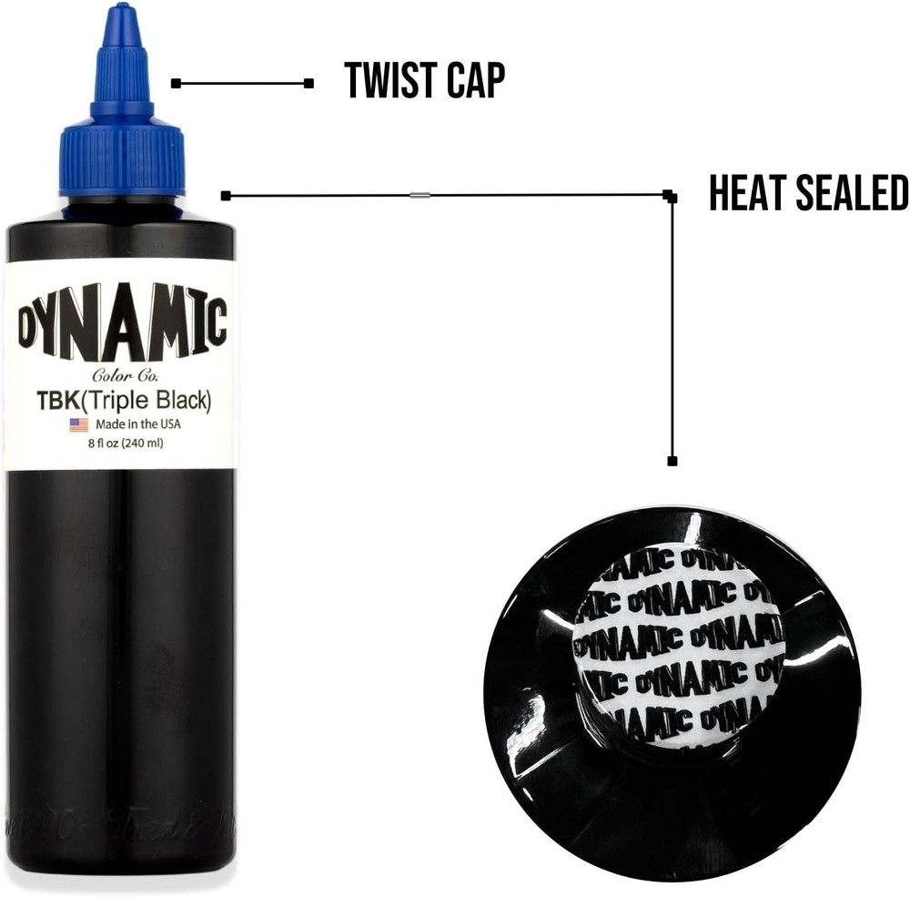 Triple Black Tattoo Ink 8oz