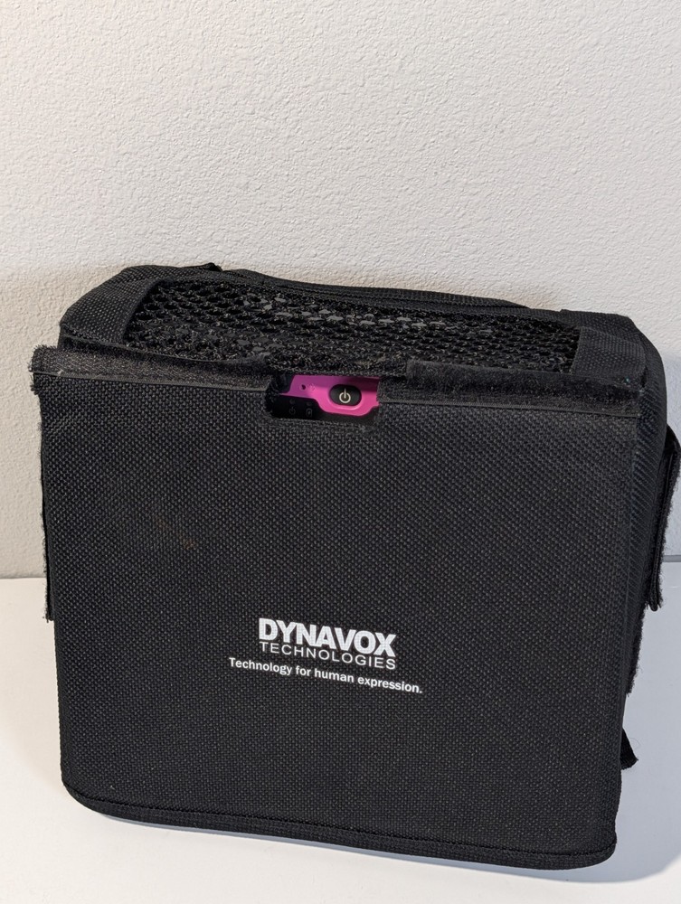 Dynavox V/VMax+ Speech Assist Device Pink + Carrying Case AC Adapter