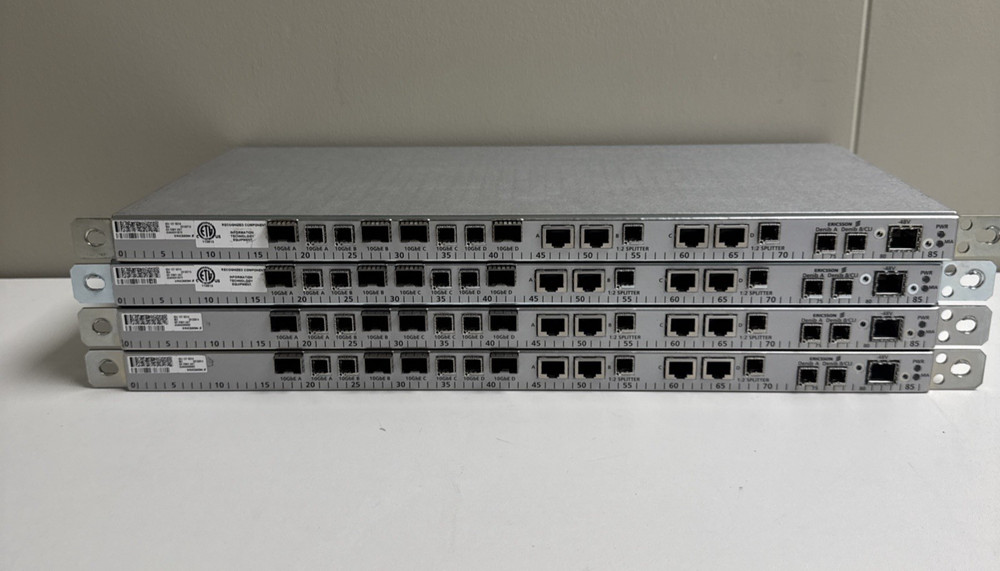Ericsson KDU 137 557/4 R2A O/E Conversion Unit 10GbE 1U Rack Telecom Pulled Work