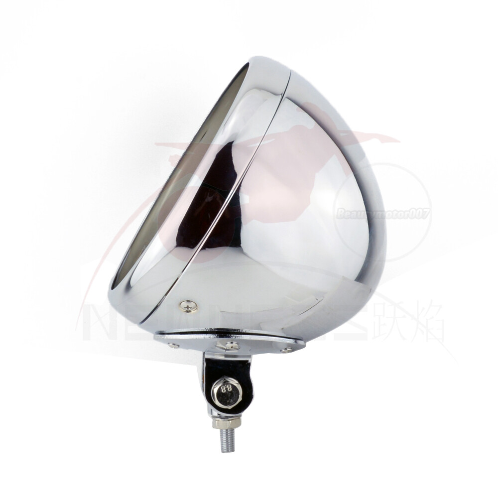 Motorcycle 7" Headlight Housing Shell Lamp Bucket For Harley Customs