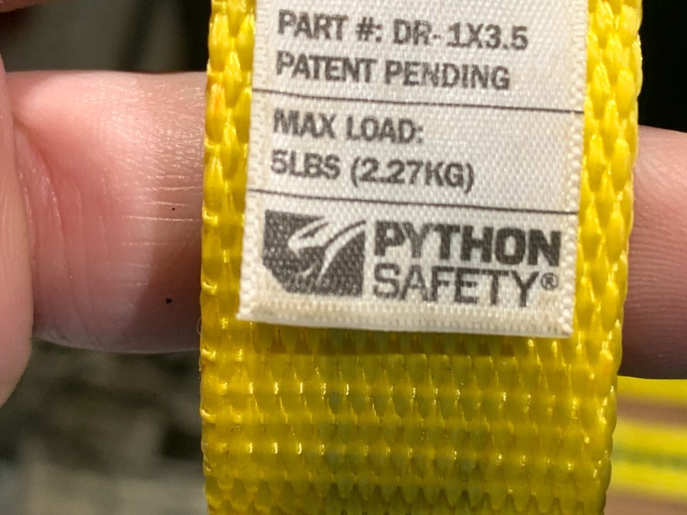 PYTHON TOOLS D RING ATTACHMENT - DR-1X3.5 - 5lb Cap. Lot of 4