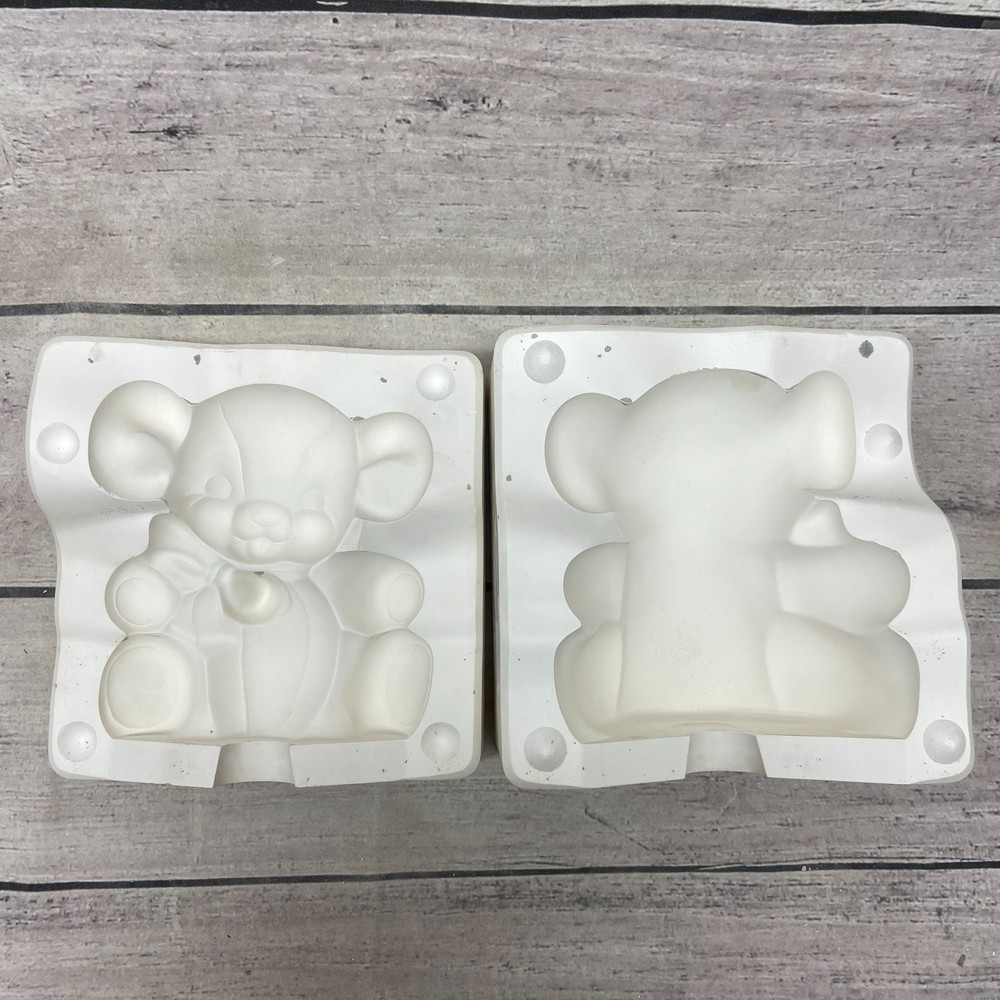 Unbranded Ceramic Casting Mold Teddy Bear #R-776