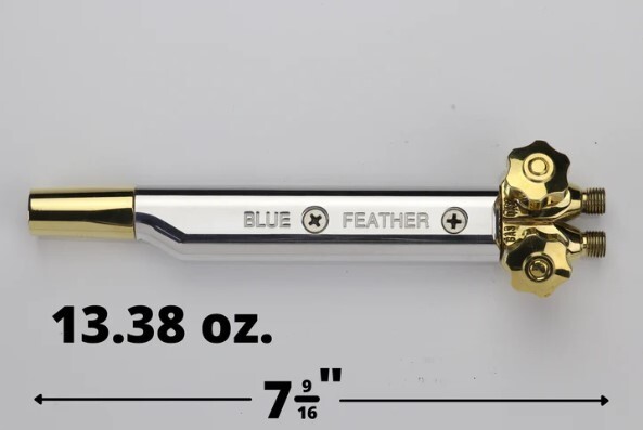 Blue Feather Torch Straight Torch Kit + 9 Tips