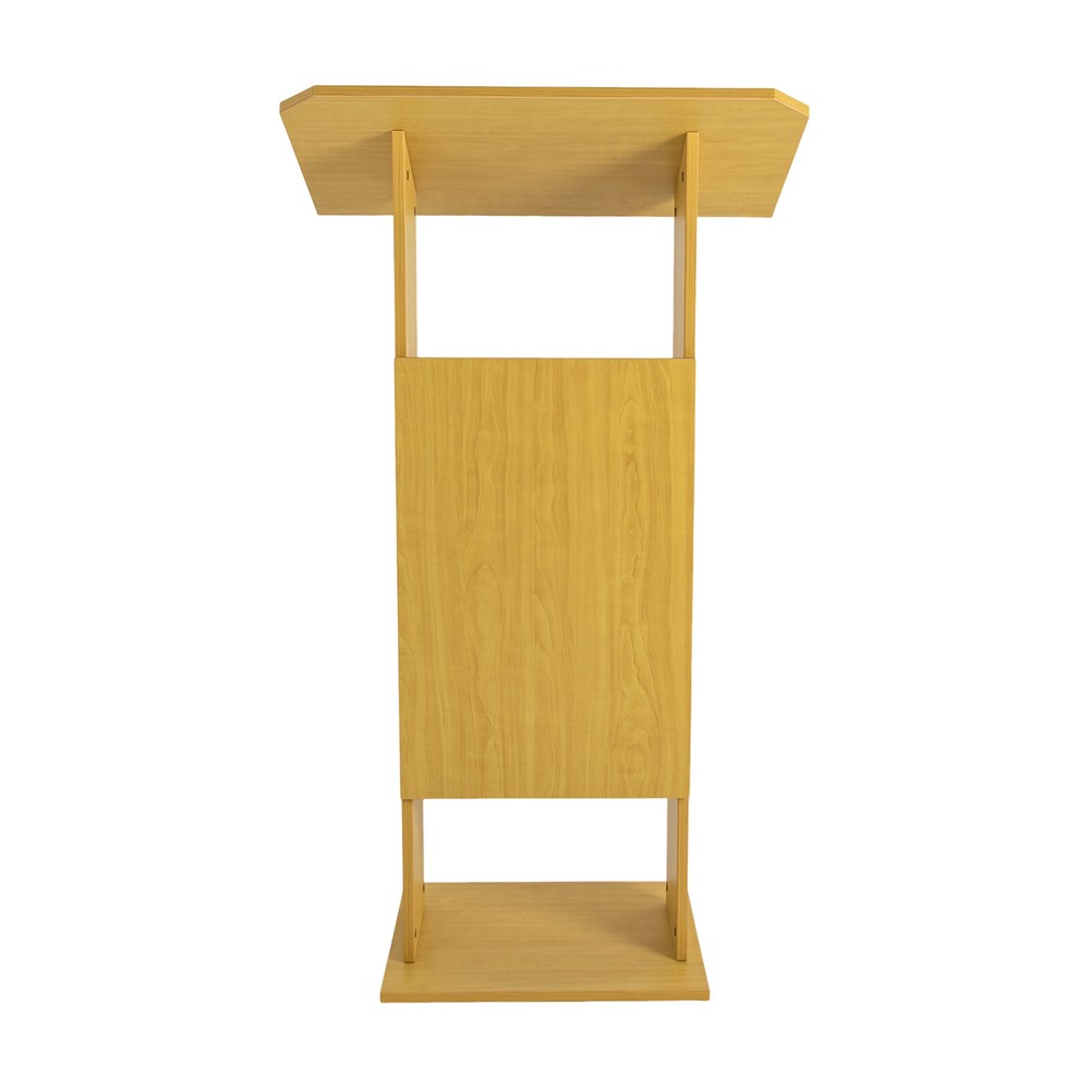 Oak Color Presentation Standing For Classroom Conference Presentation Stand