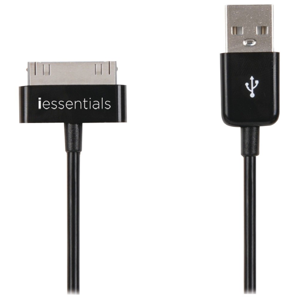 Mizco iessentials USB Sync Cable for iPod/iPhone (Black)