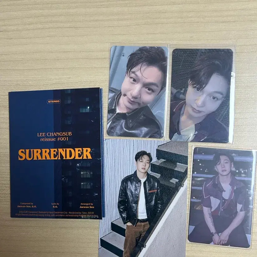 Lee Changsub Surrender Album + Photocard
