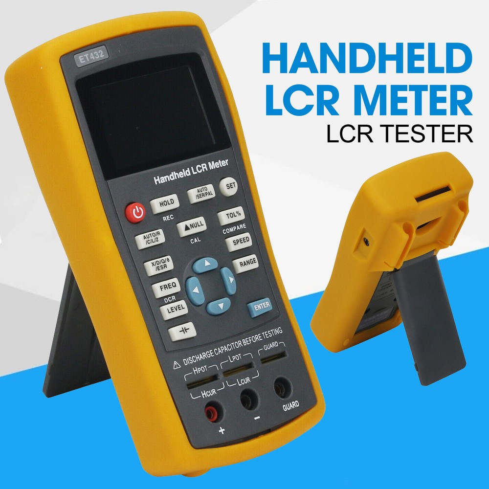 ET432 Handheld LCR Tester Capacitance Inductance Resistor LCR Meter