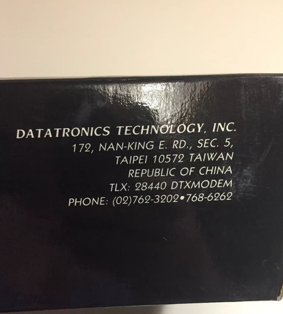 Vintage Datatronics Technology Modem Challenger 1200 Complete In Box