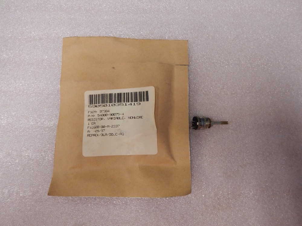 PN# 54000-90075-4 - CLAROSTAT - RESISTOR,VARIABLE