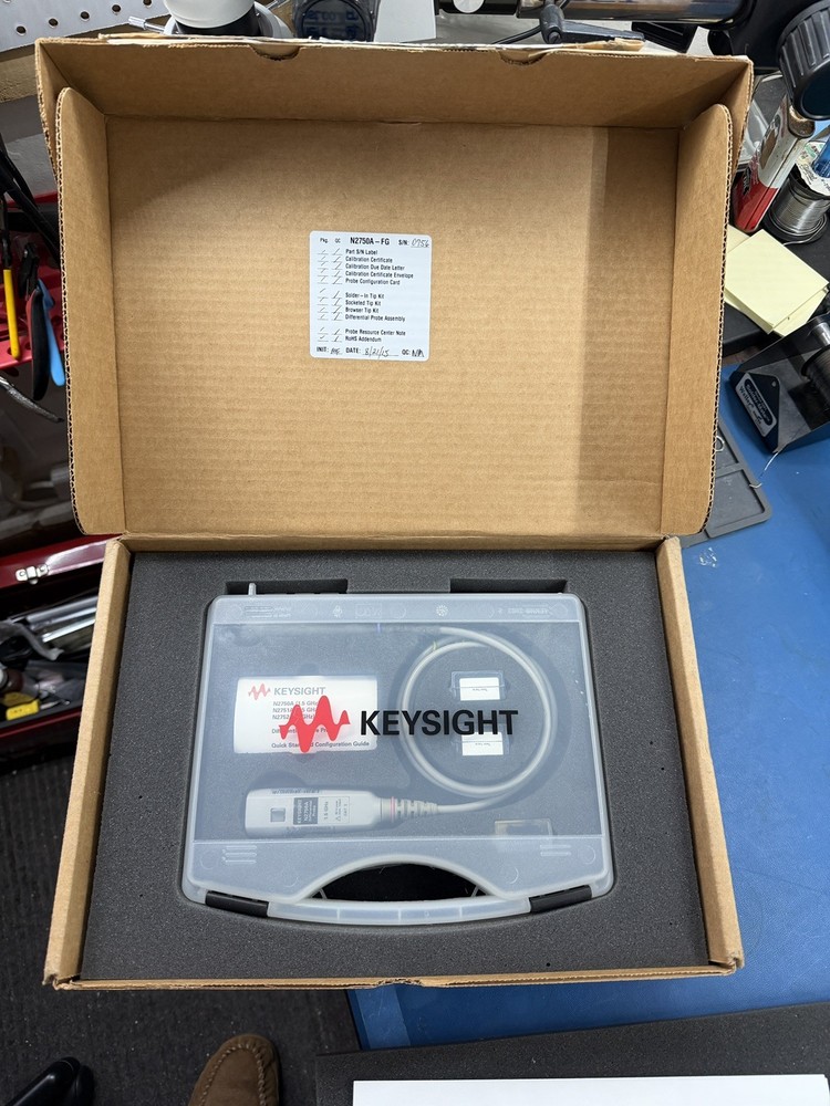 KEYSIGHT N2750A InfiniiMode Active Differential Probe 1.5GHz w/ Accessories