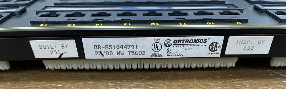 Ortronics OR-851044791 Category 5 48-Port Patch Panel Rack