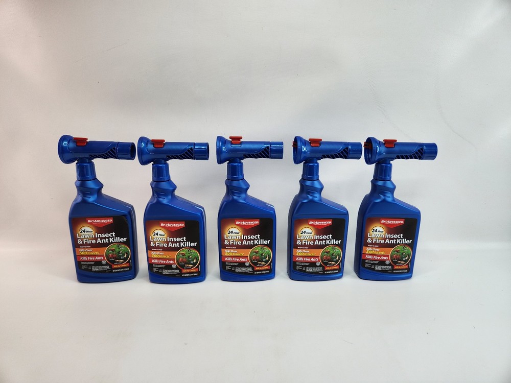 5 Pack Bioadvanced Lawn Inspect & Fire Ant Killer 32oz - Spray Ready 24 Hour