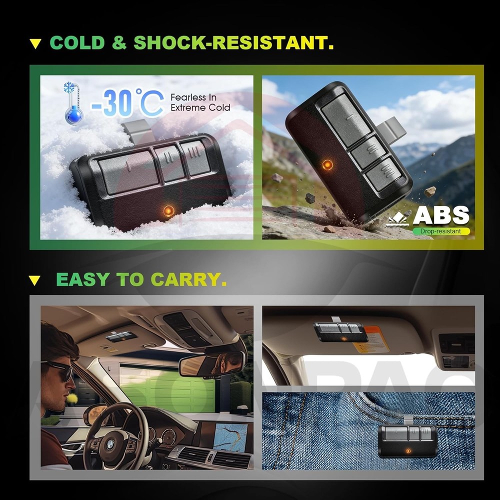 LiftMaster 893LM Remote Control - Pack of 3