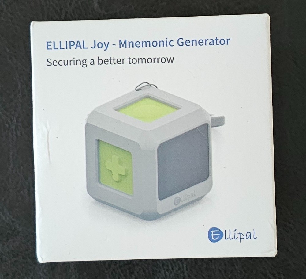 NEW Ellipal Joy Offline Seed Phrase Mnemonic Generator - Never Used