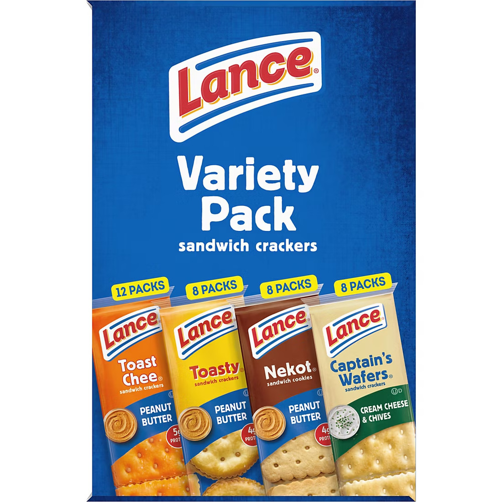 Lance Sandwich Crackers Variety Pack, 36 ct. (NO SHIP TO CA)