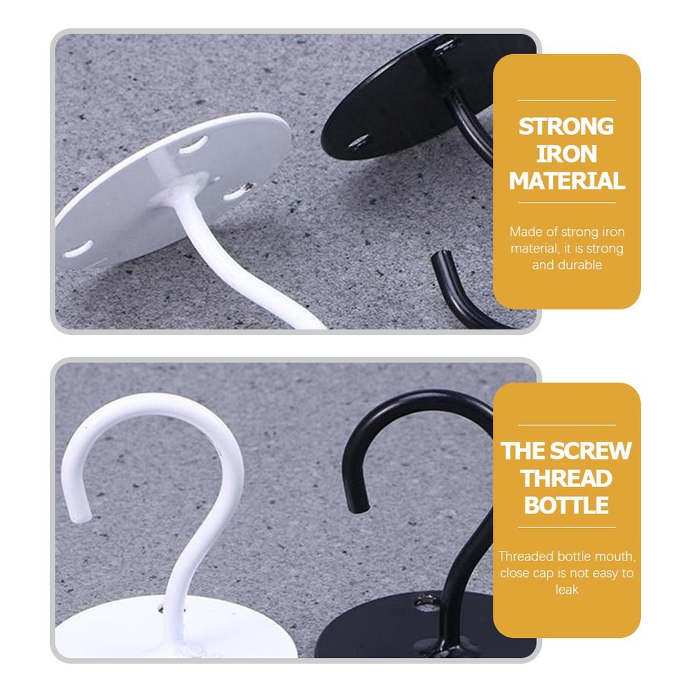 5 Pcs Iron Ceiling Hooks Durable Wall Fixing Hooks for Garage Garden Storage
