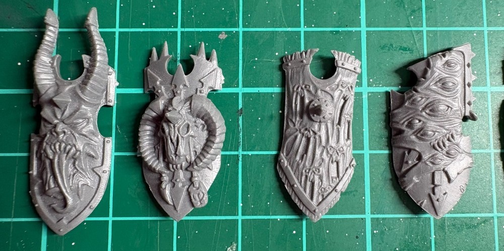 Warhammer Fantasy | Chaos Marauder Shields Bundle Vintage Old Kit Bits Kitbash