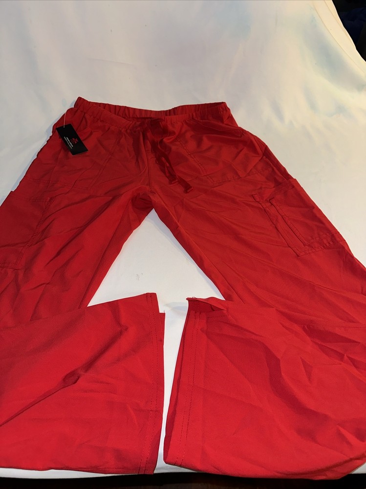 Red Natural Uniform scrub Size Medium BNWT