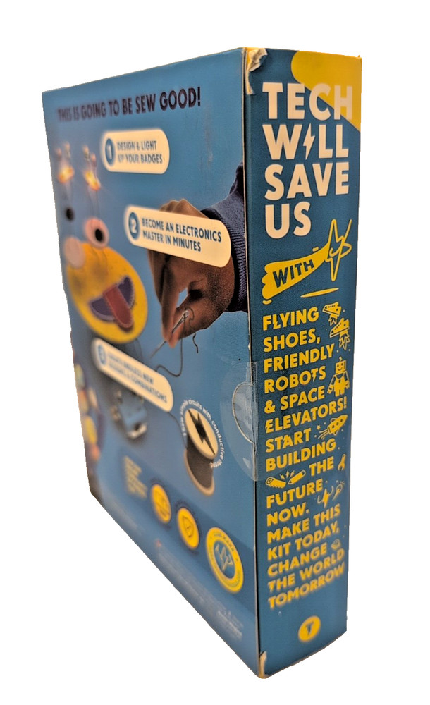 NEW! TECH WILL SAVE US SEW and GLOW KIT Sewing Circuits Electronic STEM ACTIVITY