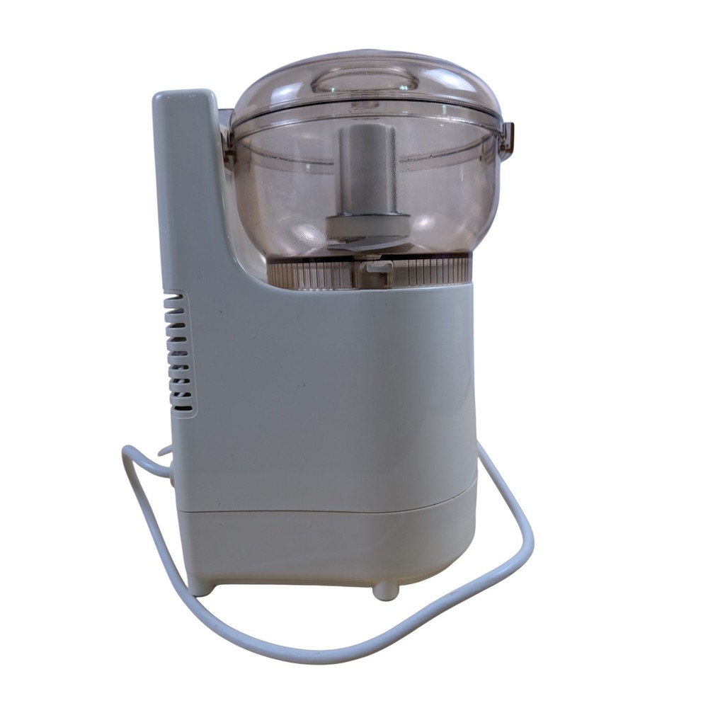 Sunbeam Oskar Food Processor Chopper White Vintage Model with Attachments