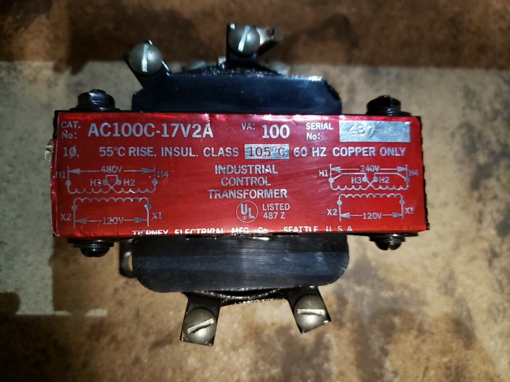 (QTY:1) GENERAL PURPOSE AC100C-17V2A INDUSTRIAL CONTROL TRANSFORMERS VA:100