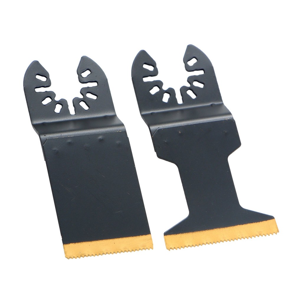 12-Piece Multi Tool Blades Kit Universal Titanium Oscillating Saw Blades