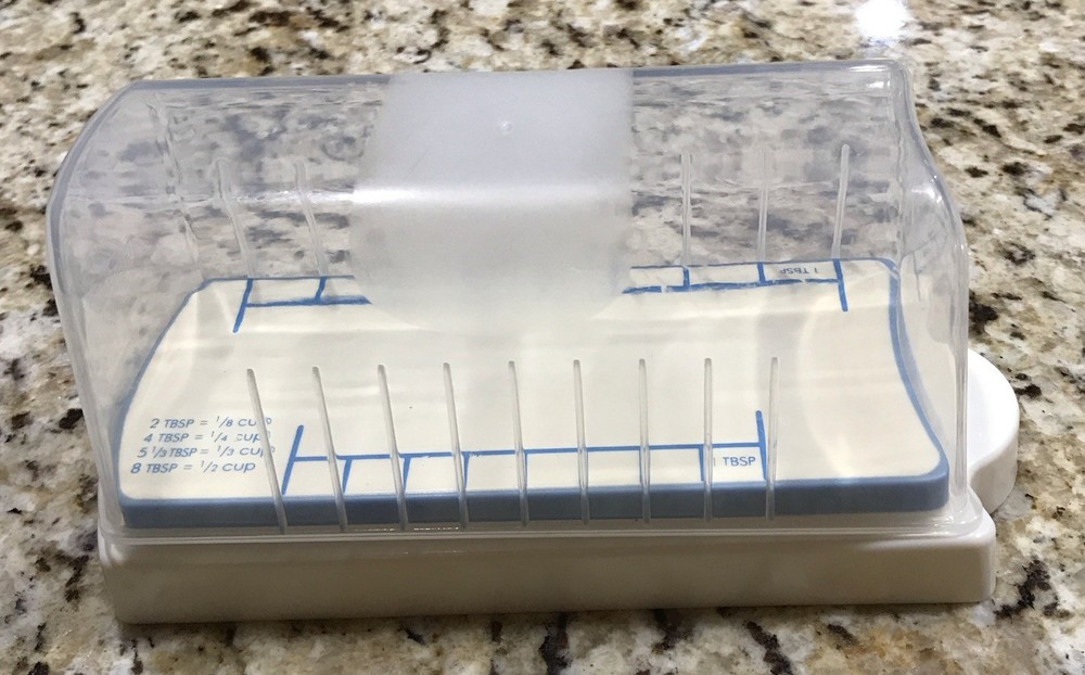 Vintage Butter Dish With Measurements