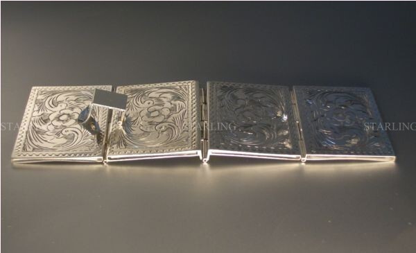 Travel Frame - Folding Frame - Bag Frame - 925 Sterling Silver (V)