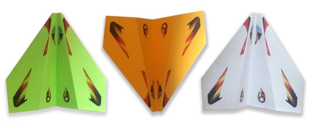Flying Toy Amazing Loop & Circle Foam Glider (6 Models, 2 Box)+6 Paper Gliders