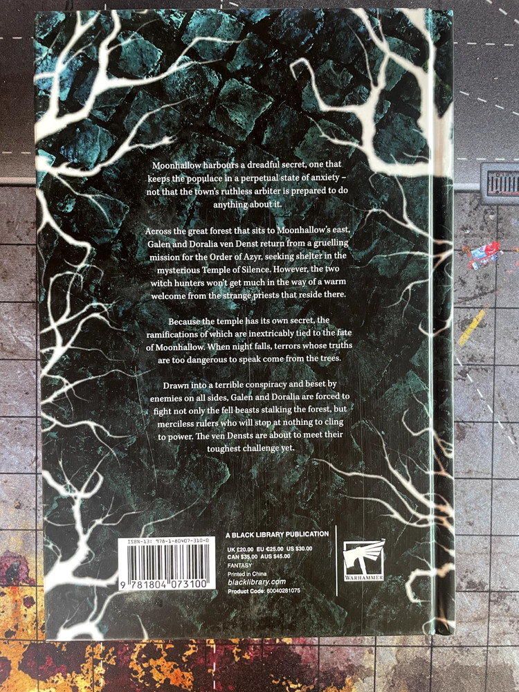 Black Library Temple of Silence Hardback