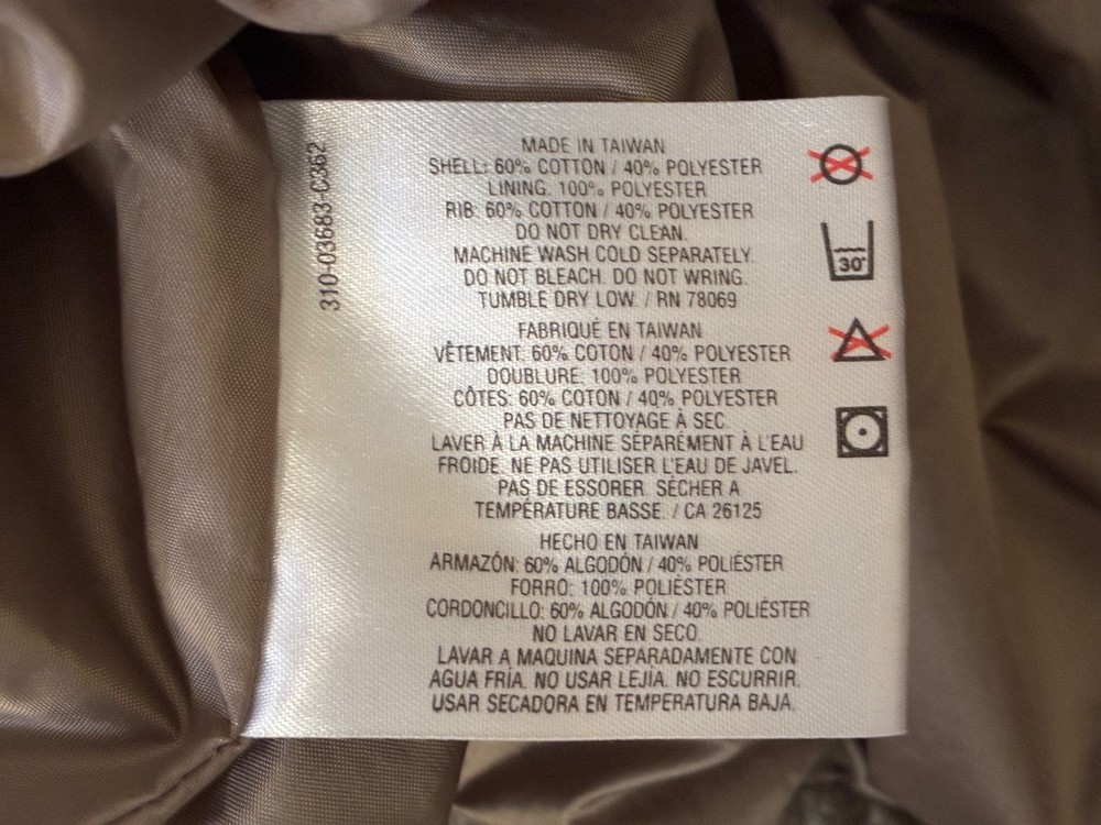 Ashworth Weather Systems water/wind resistant v-neck pullover-large