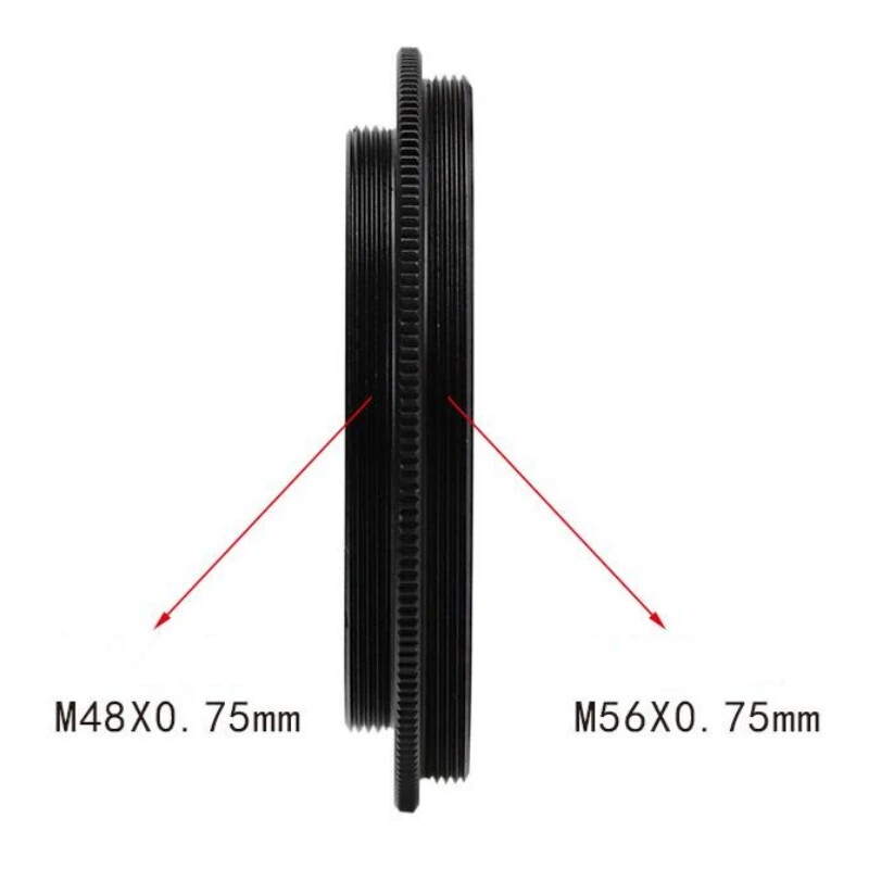 M56X0.75mm External Rotation M48X0.75mm External Thread Adapter Ring