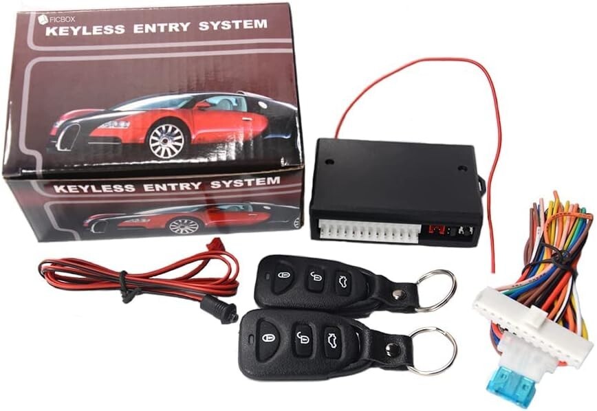 Secure Your Vehicle with Universal Keyless Entry System - 80m Range Remote