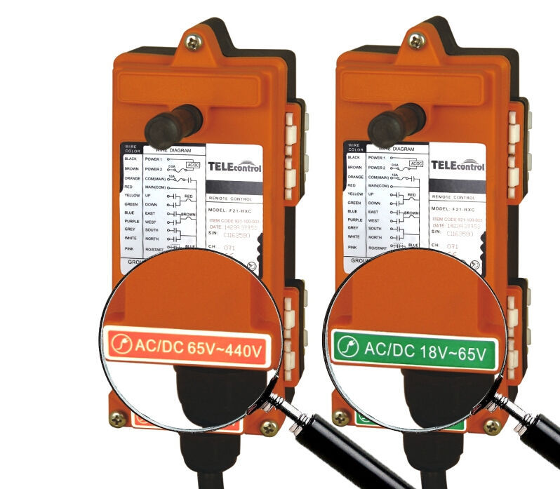 Transmitter+Receiver Hoist Crane Industrial Wireless Remote Control 4 Button