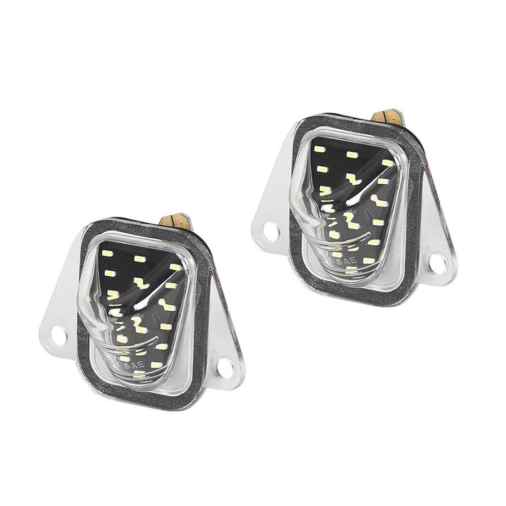 Pack 2 LED License Plate Tag Light For 2007-14 Suburban Tahoe Yukon Escalade ESV