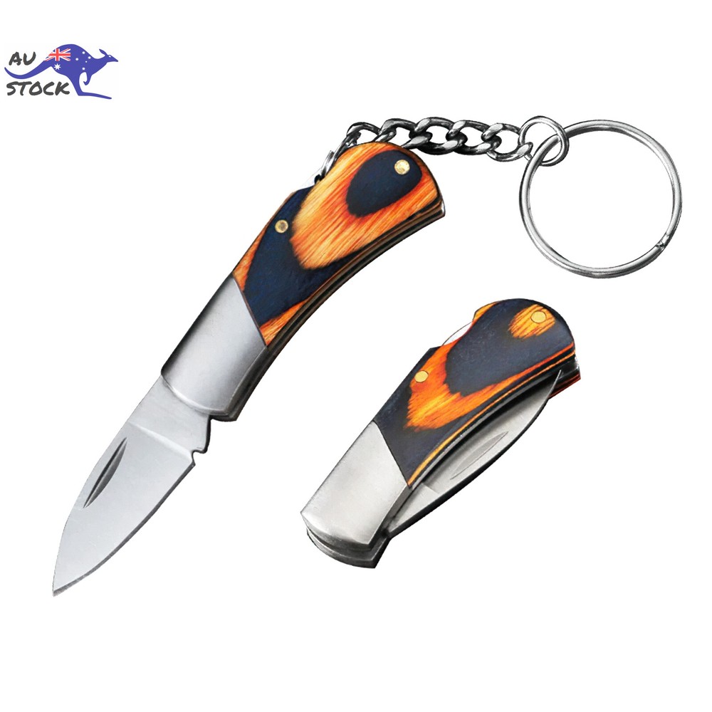 Small Handmade EDC Keychain Practical Mini Folding Tool Portable AUS Stock