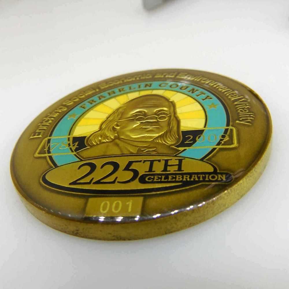 FRANKLIN COUNTY 225TH CELEBRATION CHALLENGE COIN