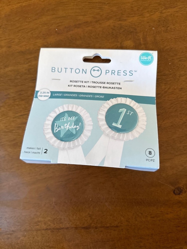 We R Memory Keepers Button Press Rosette Kit-Makes 2