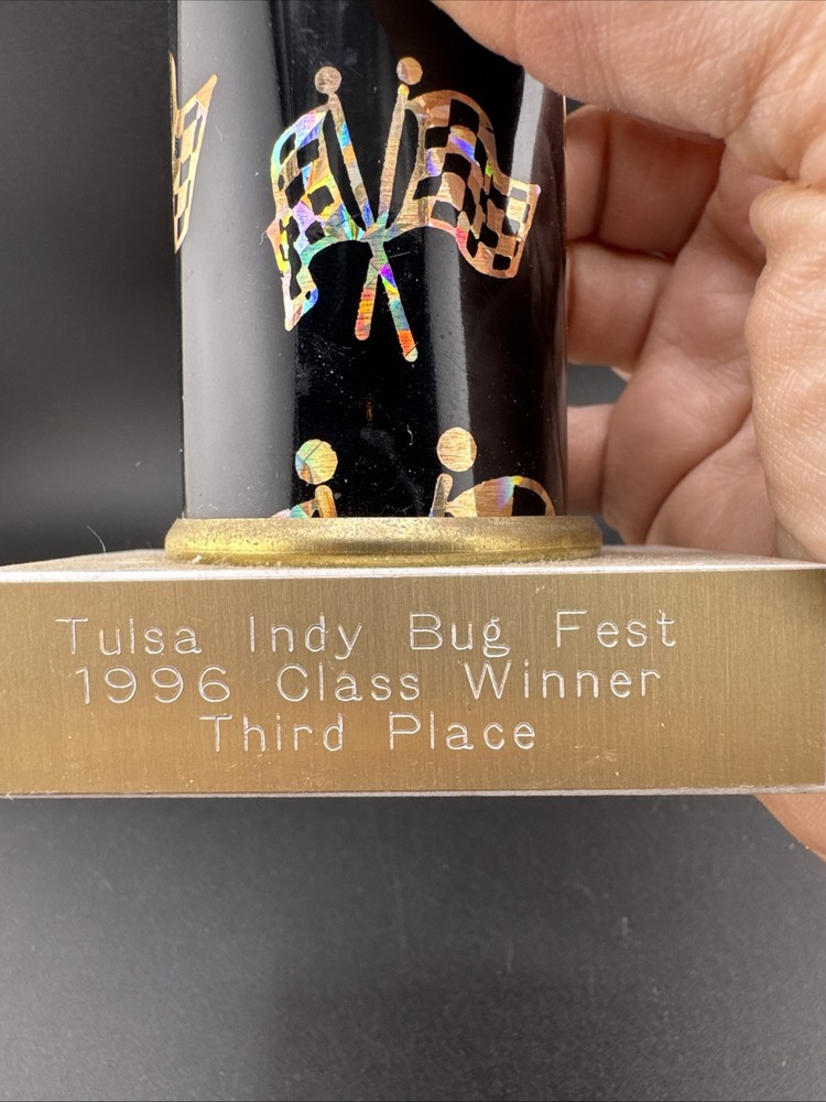 trophy awarded at the 1996 Tulsa Indy Bug Fest 📦