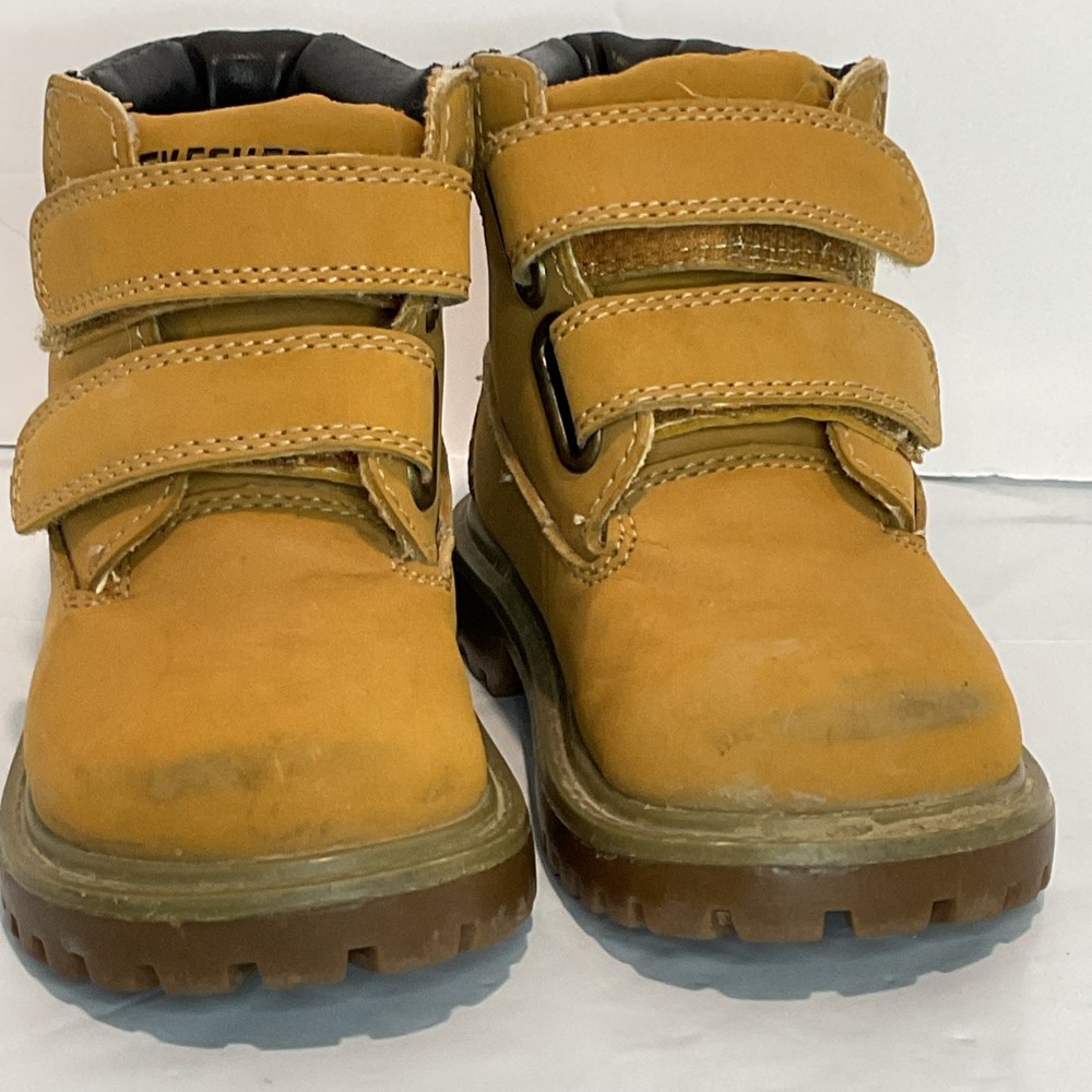 Skechers Adventures Toddlers “work” Boots Size 6 Hook And Loop