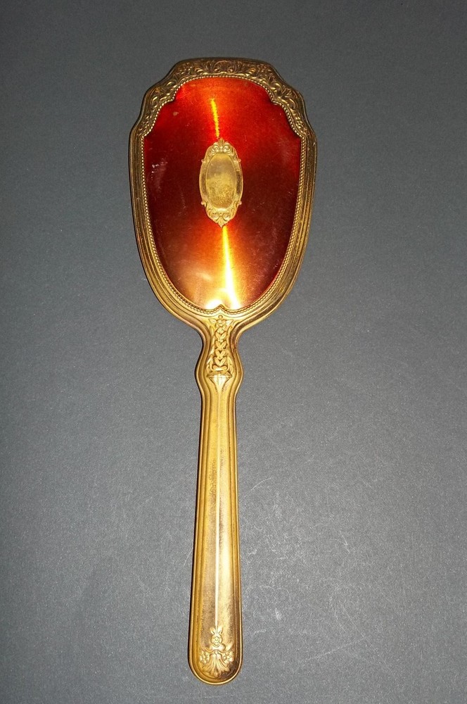 Vintage Hand Held Mirror Frame - missing mirror - For Decorative Purpose