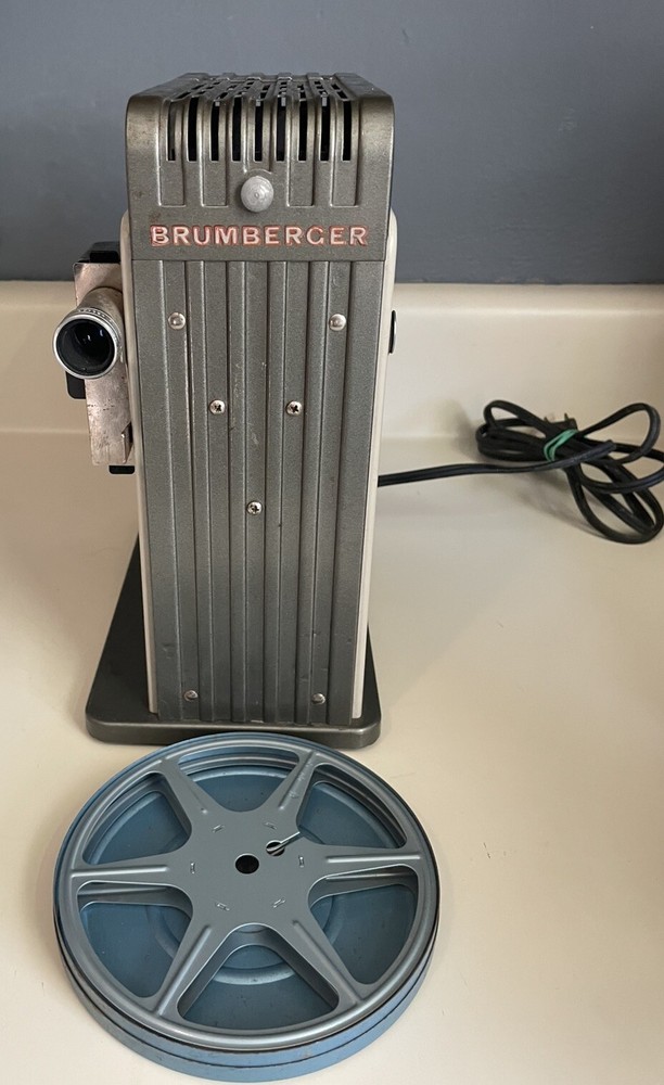 Brumberger 8mm Cine Projector Model 1503 - Powers On - Untested - Read Below