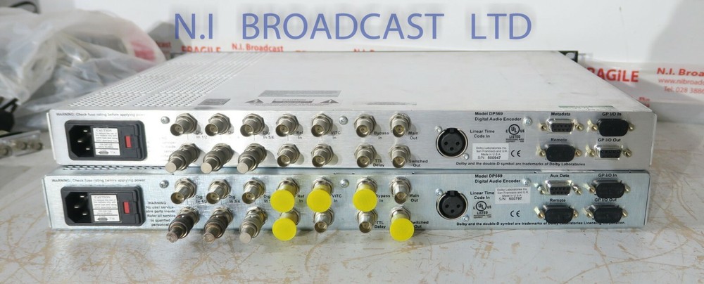 2x Dolby audio encoder DP569 encoders for audio