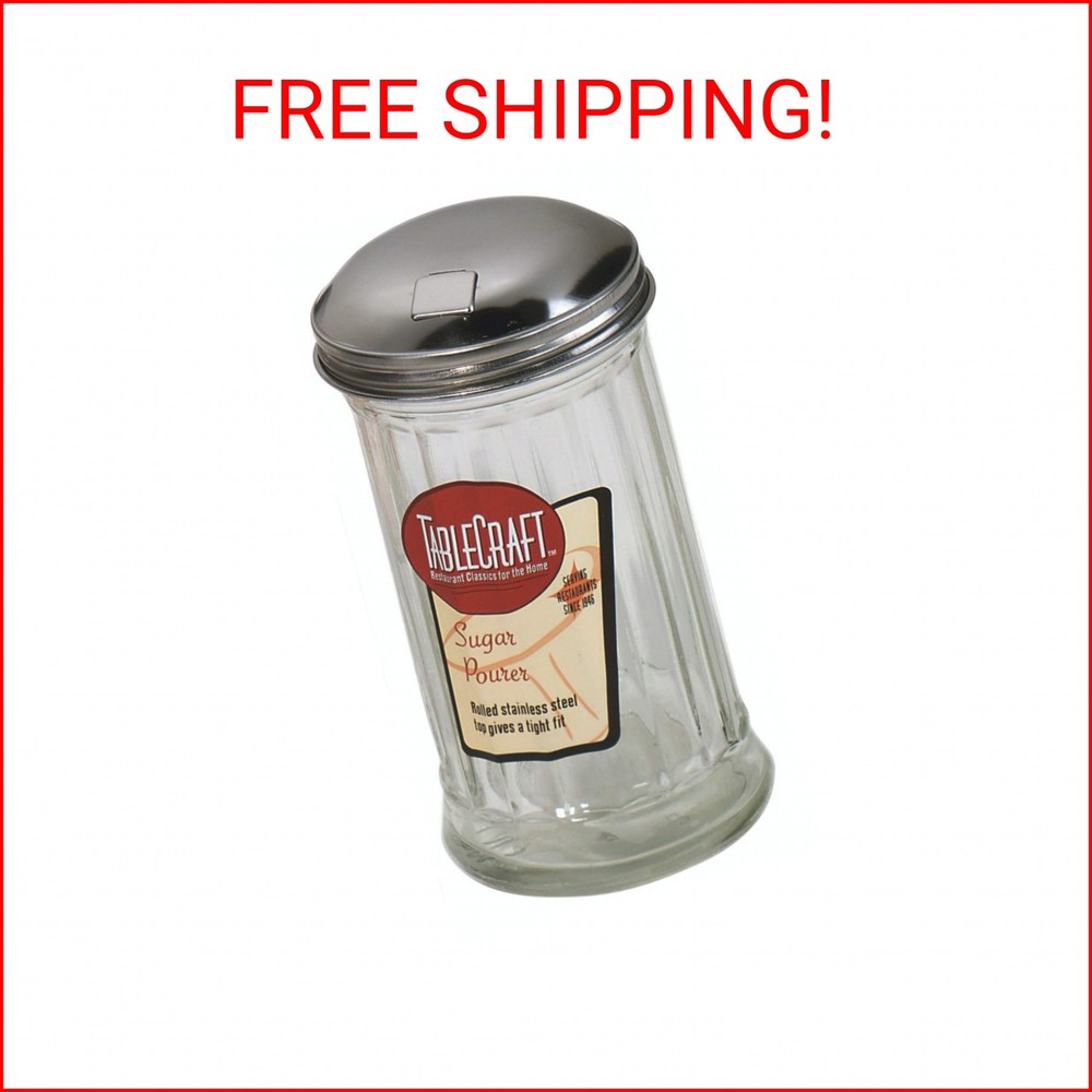 Tablecraft Sugar Pourer, 12 ounces, Clear