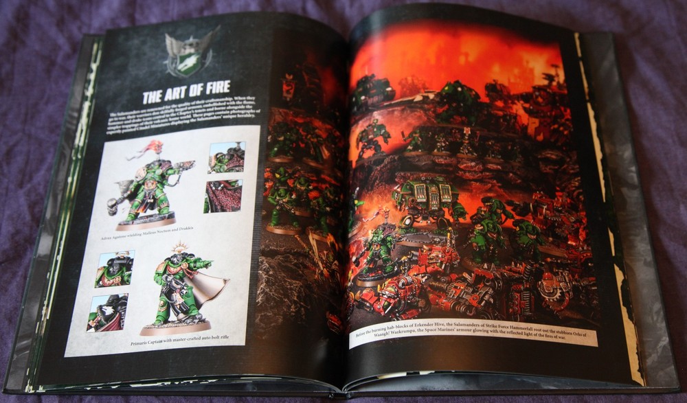 Warhammer 40k, Salamanders Codex Supplement, Hardback Edition, Games Workshop